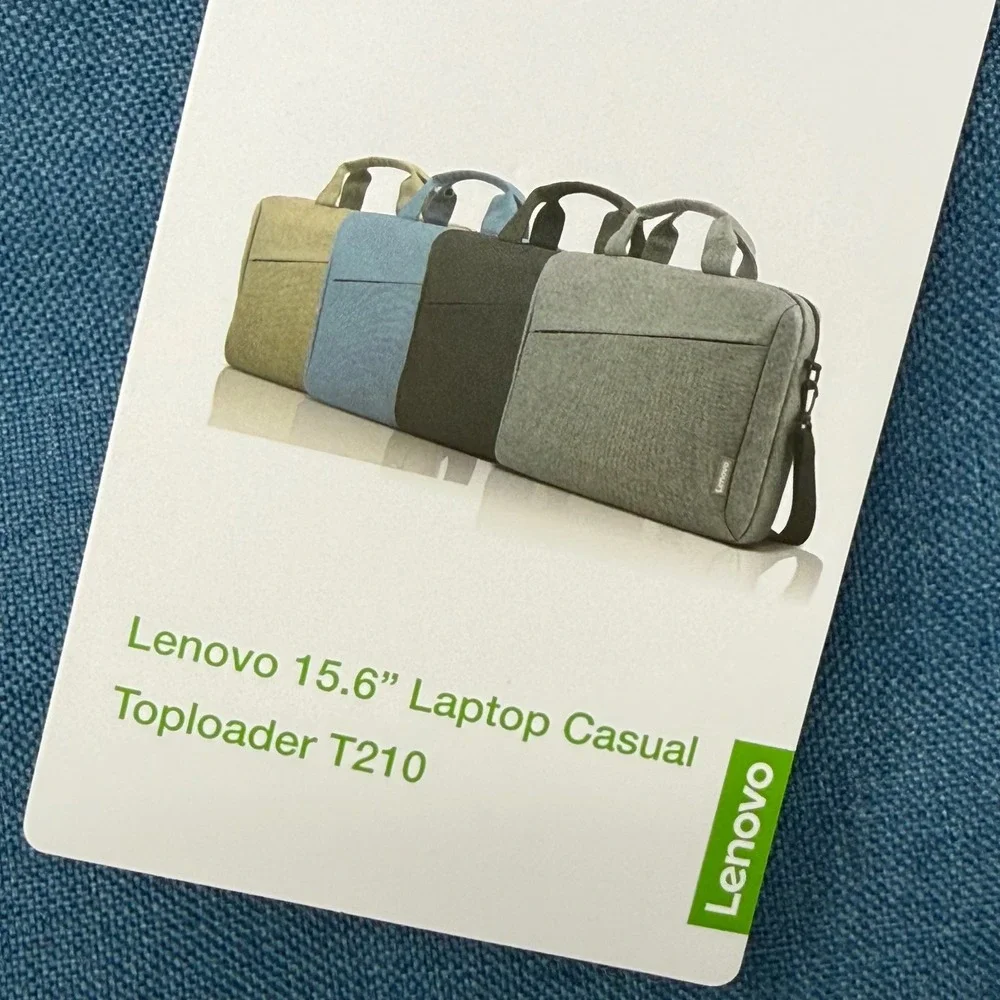 Lenovo Laptop Casual Toploader T210 15.6 Inch Blue Polyester Briefcase Unisex